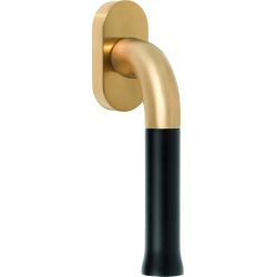 Draaikiepgarnituur Edward van Vliet NOUR EV101-DK-O niet afsluitbaar - PVD mat goud/mat zwart