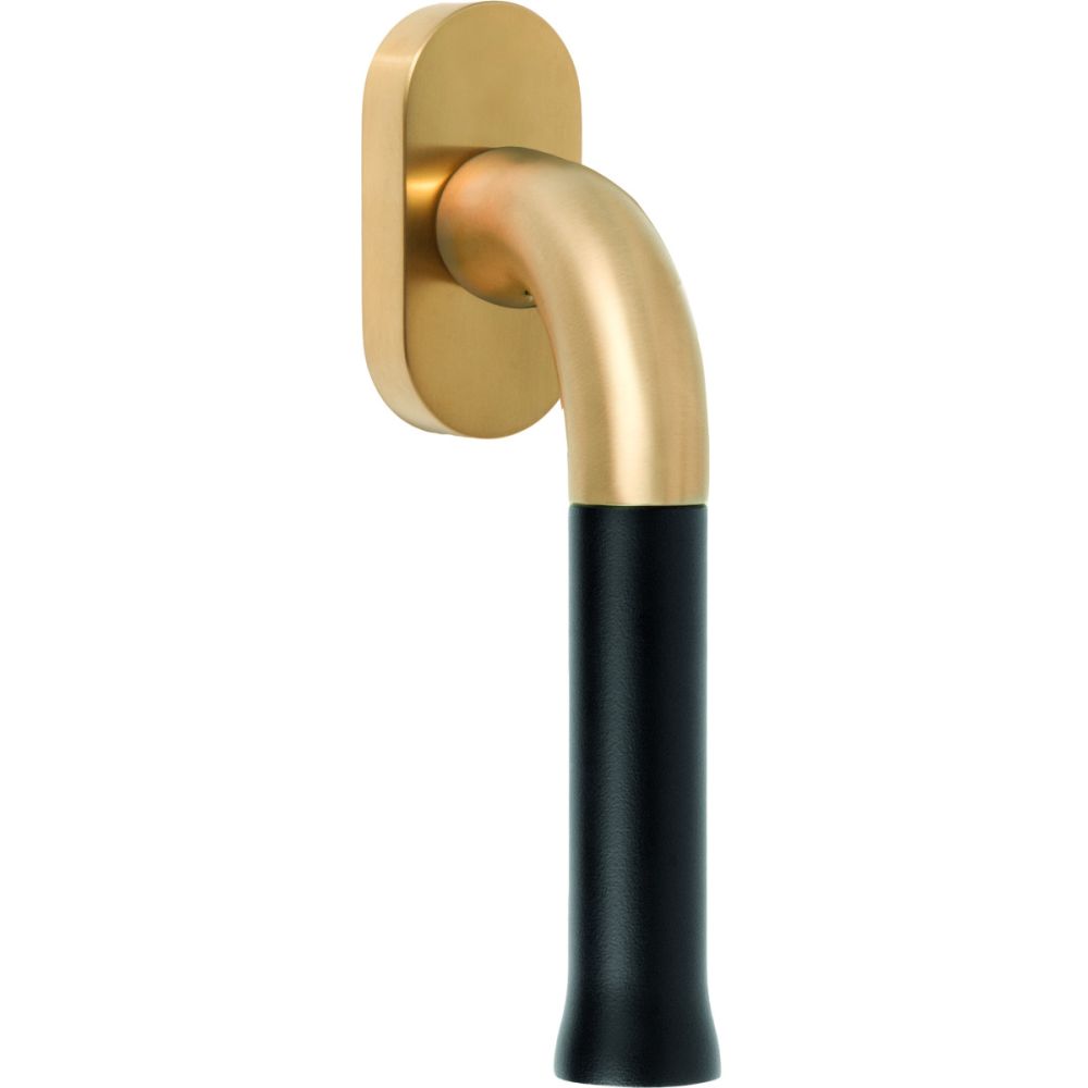 Draaikiepgarnituur Edward van Vliet NOUR EV101-DK-O niet afsluitbaar - PVD mat goud/mat zwart