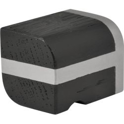 Meubelknop Piet Boon TWO PB22M - mat RVS/eikenhout zwart