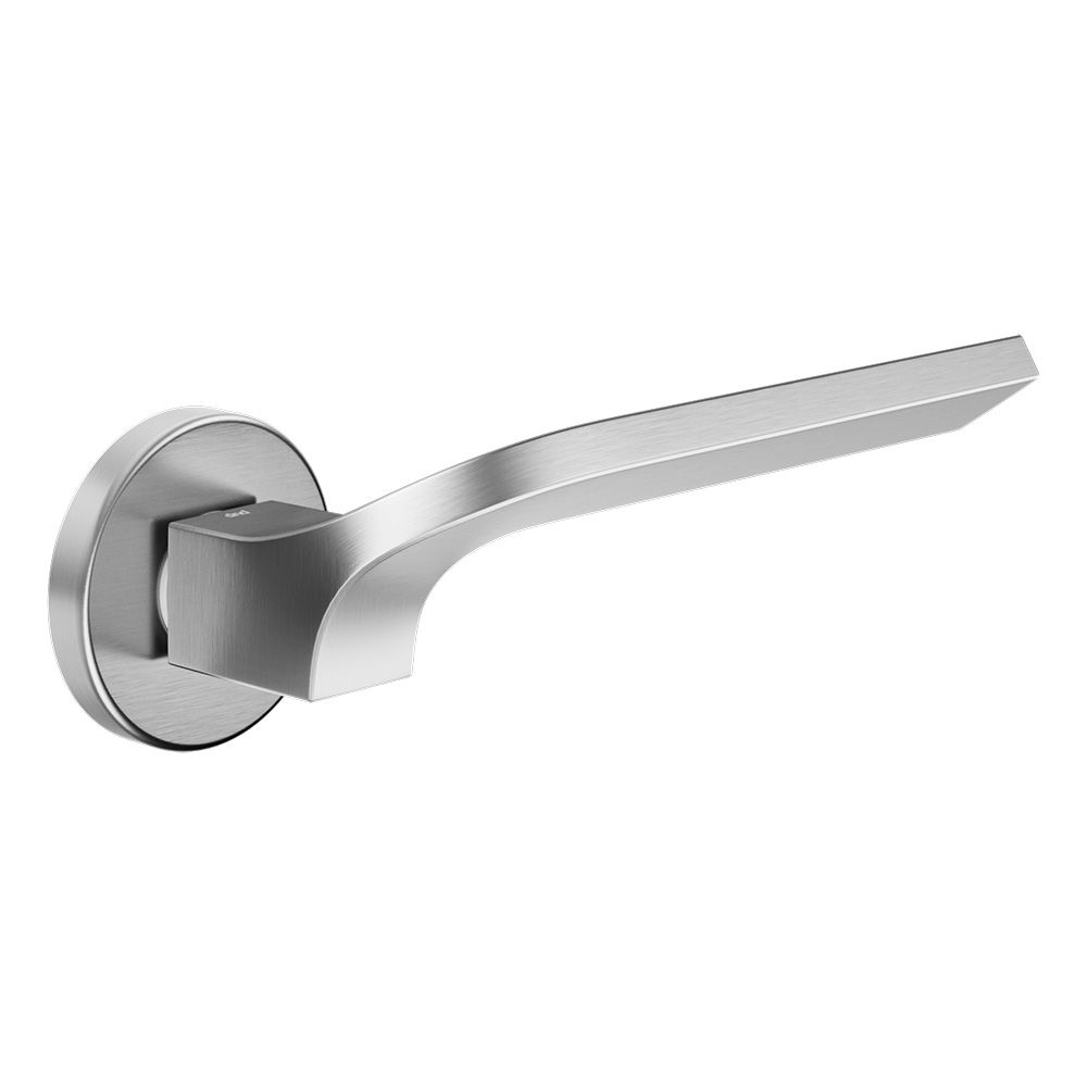 Deurkruk Joy op rond rozet - mat chroom