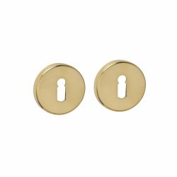 Intersteel sleutelrozetten verdekt ø53x9mm - PVD messingkleur