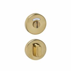 Intersteel WC-sluiting verdekt ø53x10mm met stift 8x8mm - PVD messingkleur