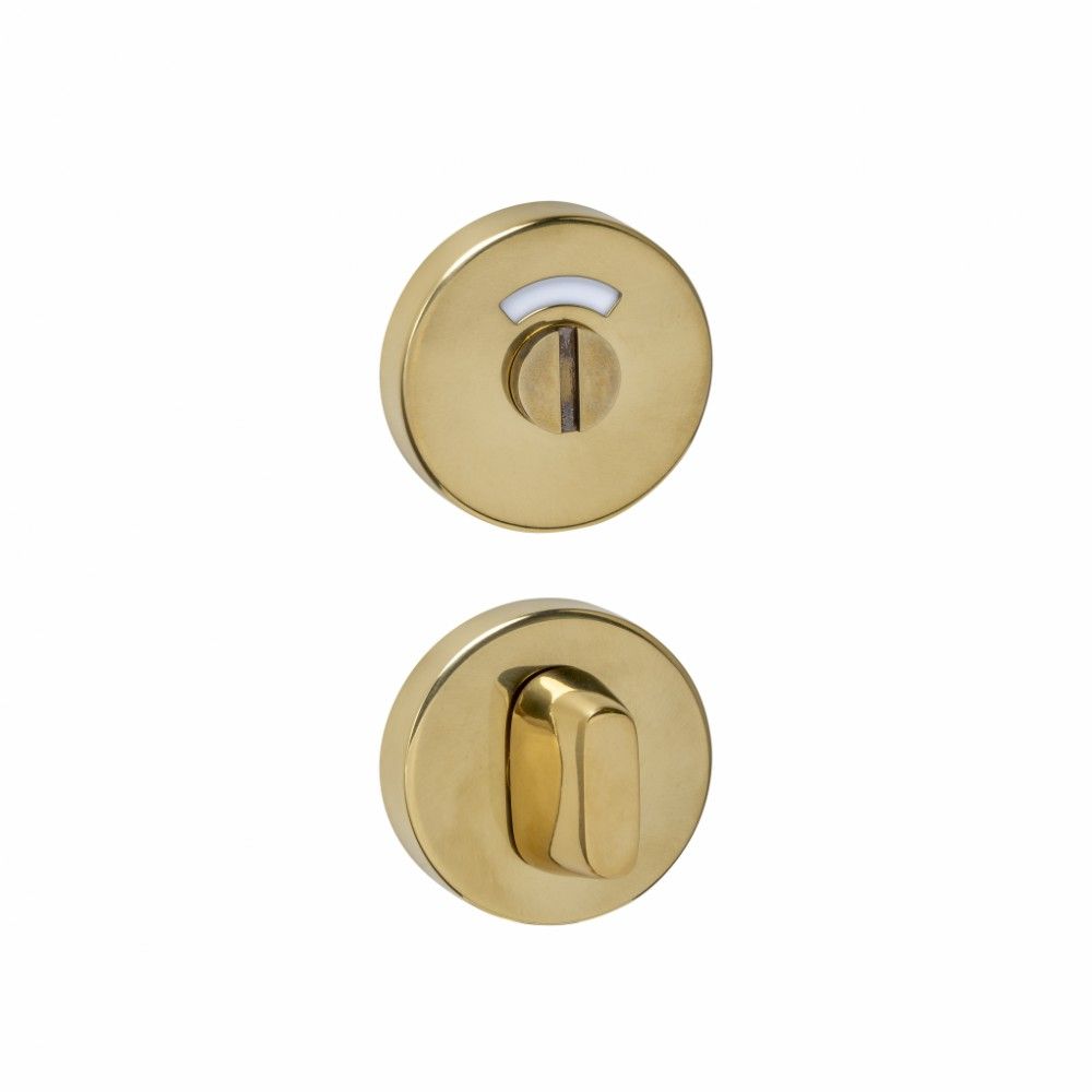 Intersteel WC-sluiting verdekt ø53x10mm met stift 8x8mm - PVD messingkleur