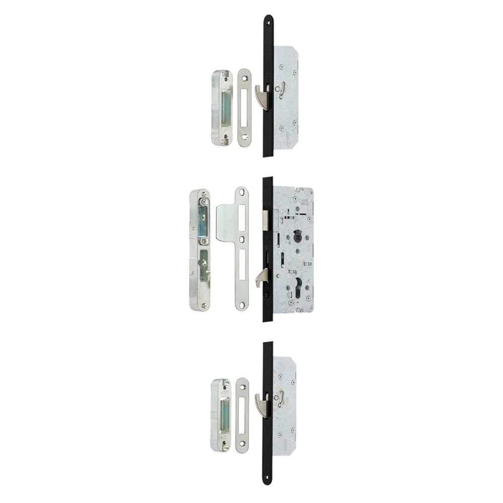 AXA Solid C veiligheids meerpuntssluiting krukbediend SKG*** 1700×24mm - staal zwart