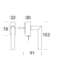 Raamkruk draaikiep Toledo ovaal afsluitbaar SKG*** - RVS