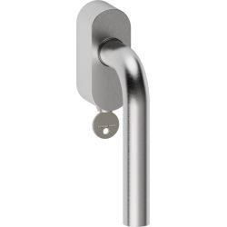 Raamkruk draaikiep Oslo ovaal afsluitbaar SKG*** - RVS