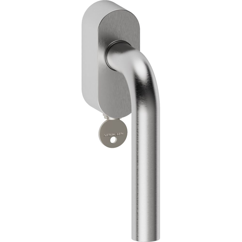 Raamkruk draaikiep Oslo ovaal afsluitbaar SKG*** - RVS