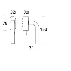 Raamkruk draaikiep Osaka ovaal afsluitbaar SKG*** - RVS