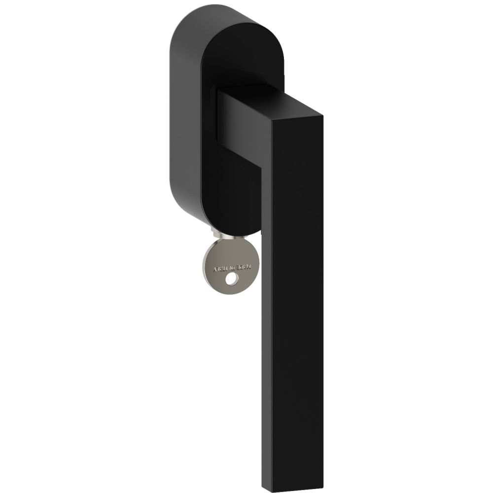 Raamkruk draaikiep Kyoto ovaal afsluitbaar SKG*** - zwart