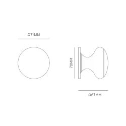 Voordeurset Pragma/Olympia compleet rechtswijzend - mat brons