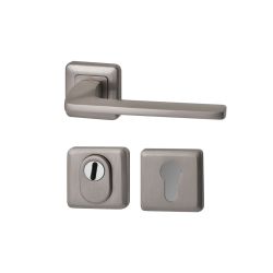 Achterdeurset vierkant Zenith compleet - PVD Inox