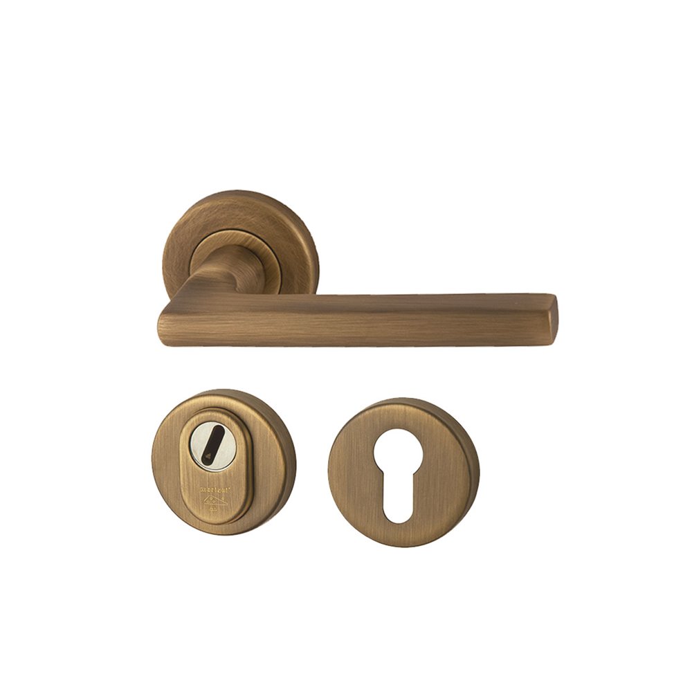 Achterdeurset Sara compleet - mat brons