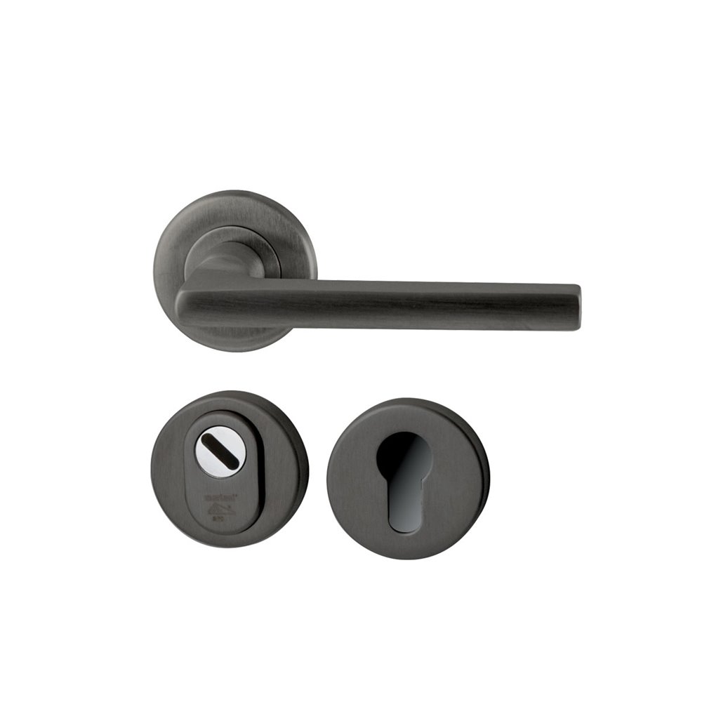 Achterdeurset Sara compleet - PVD gun metal