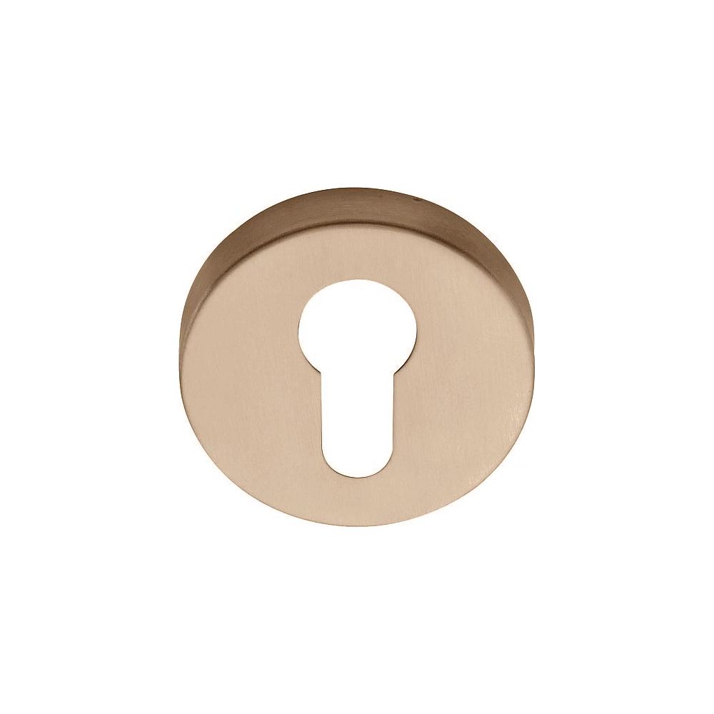 Cilinderplaatje BASICS LBY50D - PVD licht brons