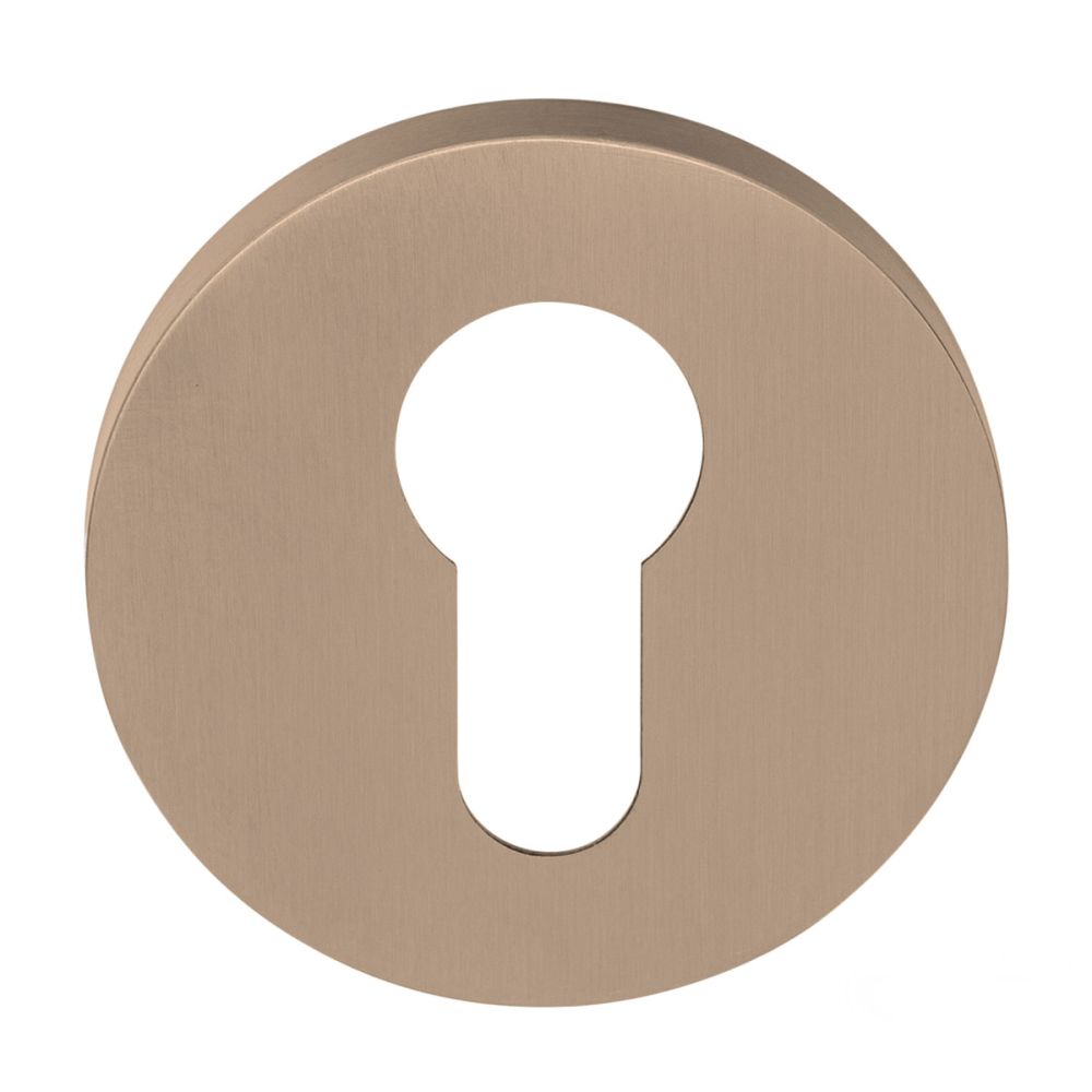 Cilinderplaatje Rivio by Gensler GLY53 - PVD licht brons