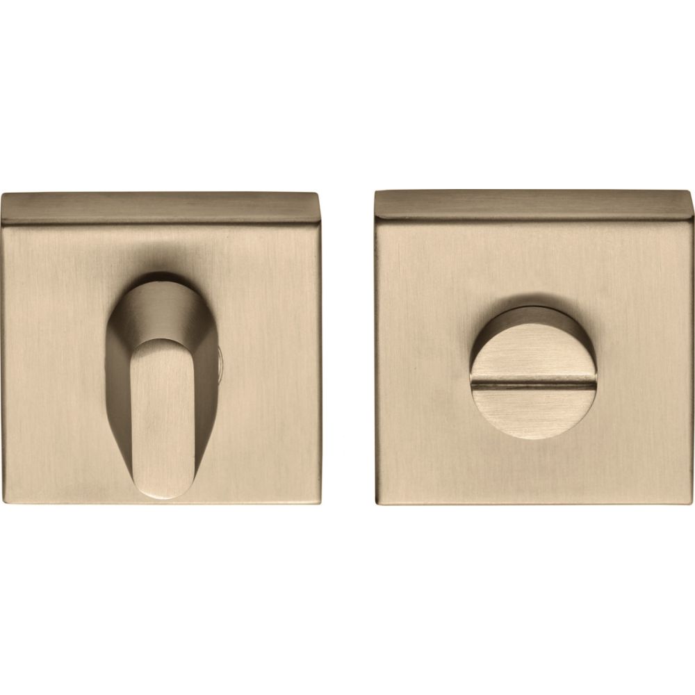 Toiletgarnituur BASICS BSQWC53 zonder indicatie - PVD licht brons