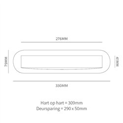 Voordeurset Iris/Sara compleet rechtswijzend - mat brons