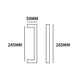Voordeurset Sara compleet rechtswijzend - messing getrommeld