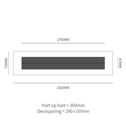 Voordeurset Charley/Zenith compleet linkswijzend - PVD gun metal