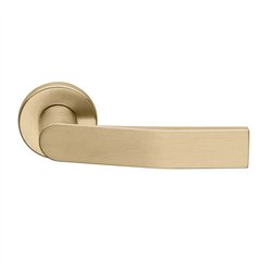 DND Kind Of deurkruk op rond rozet - satin gold
