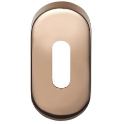 Sleutelplaatje BASICS LBN32 ovaal - PVD gepolijst koper