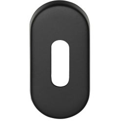 Sleutelplaatje BASICS LBN32 ovaal - mat zwart