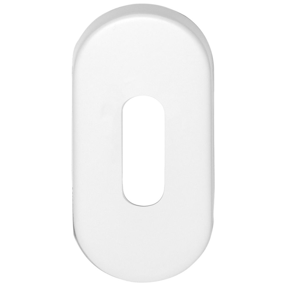 Sleutelplaatje BASICS LBN32 ovaal - wit