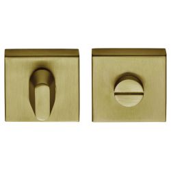 Toiletgarnituur BASICS BSQWC53 zonder indicatie - PVD mat goud
