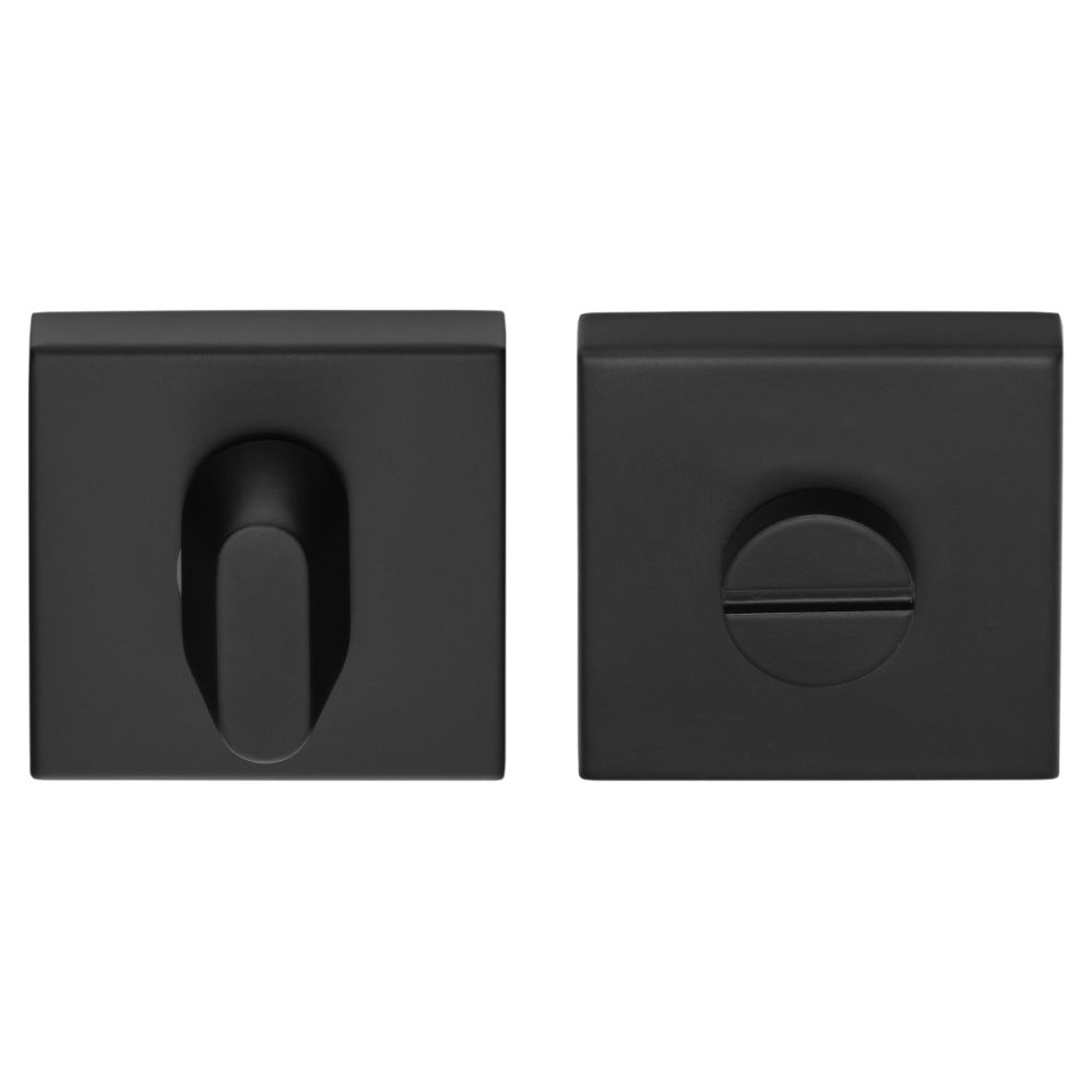 Toiletgarnituur BASICS BSQWC53 zonder indicatie - mat zwart