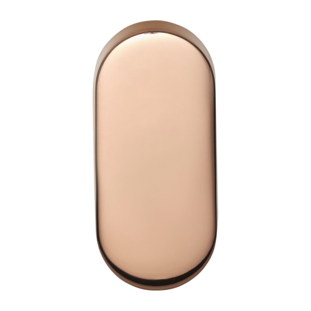 Blind plaatje BASICS LBB32 ovaal - PVD gepolijst koper