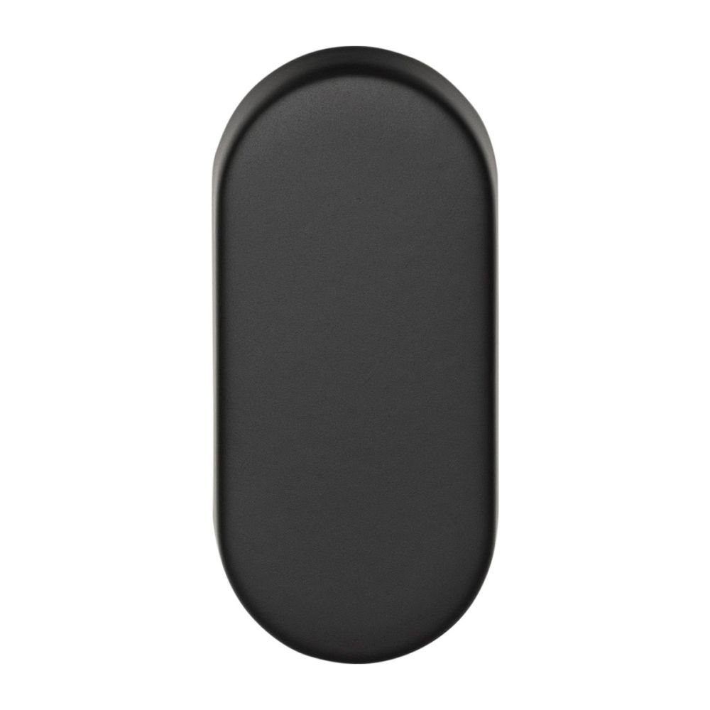 Blind plaatje BASICS LBB32 ovaal - mat zwart