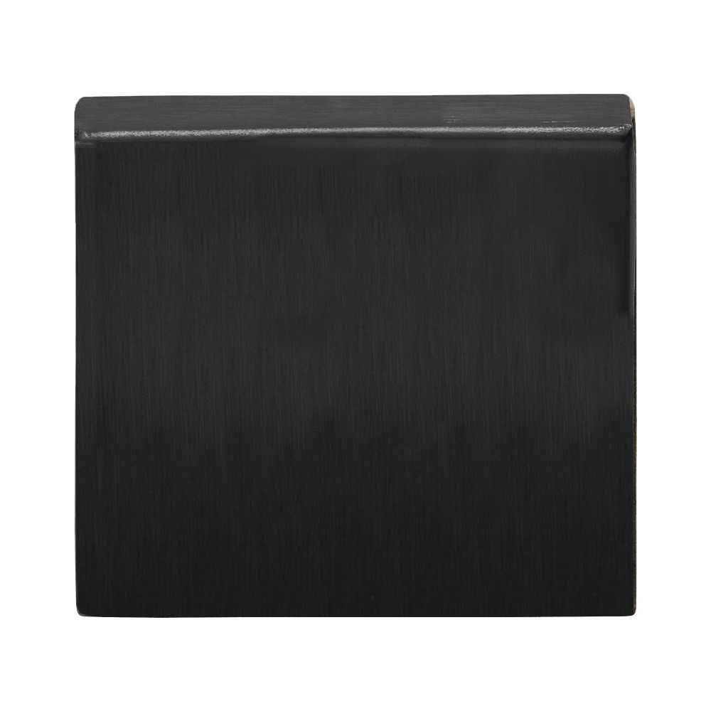 Blind plaatje BASICS BSQB53 vierkant - PVD gunmetal