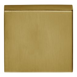 Blind plaatje BASICS BSQB53 vierkant - PVD mat goud