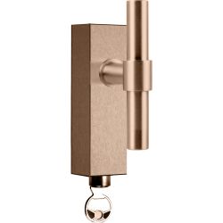 Draaikiepgarnituur Piet Boon ONE PBT15-DKLOCK afsluitbaar - PVD licht brons