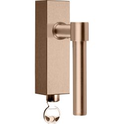 Draaikiepgarnituur Piet Boon ONE PBL15-DKLOCK afsluitbaar - PVD licht brons