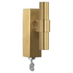 Draaikiepgarnituur Piet Boon ONE PBT20-DKLOCK afsluitbaar - PVD mat goud