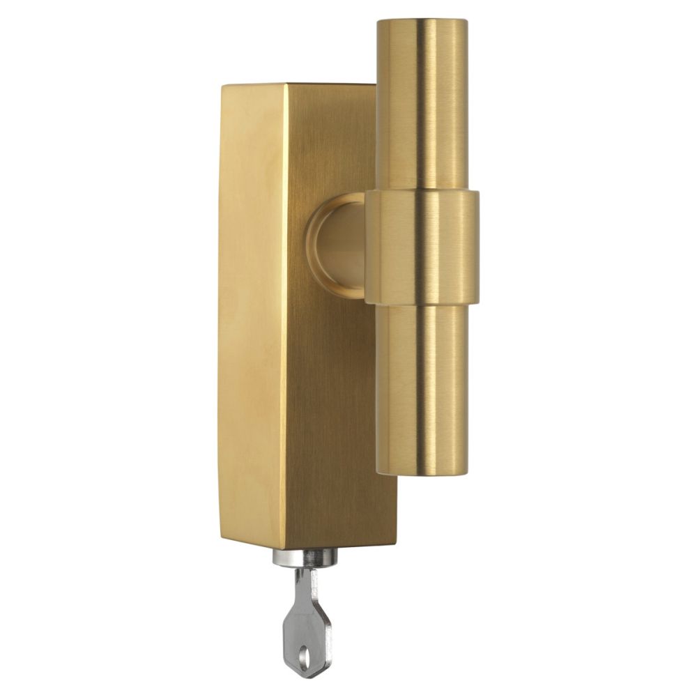 Draaikiepgarnituur Piet Boon ONE PBT20-DKLOCK afsluitbaar - PVD mat goud