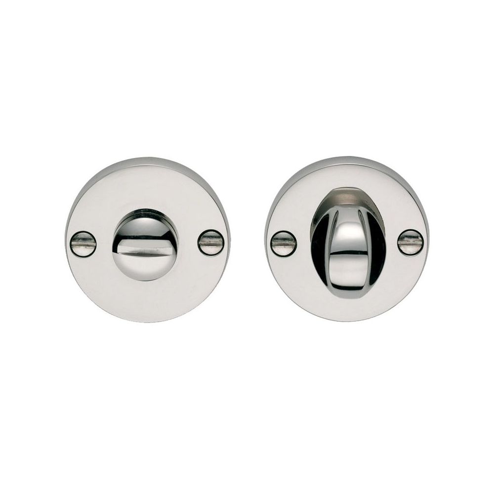 Tonda toilet-/badkamersluiting 8mm - nikkel