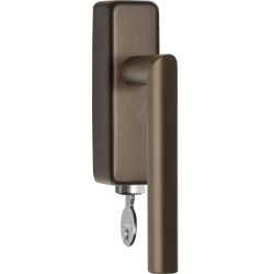 Draaikiepgarnituur BASICS LB2-DKLOCK-O afsluitbaar - brons