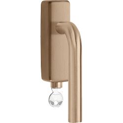 Draaikiepgarnituur BASICS LB3-DKLOCK-O afsluitbaar - PVD licht brons