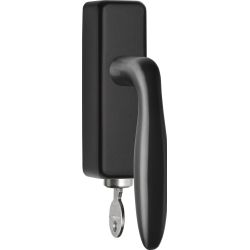 Draaikiepgarnituur BASICS LB18H-DKLOCK-O afsluitbaar - PVD gunmetal