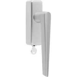 Draaikiepgarnituur BASICS LB21H-DKLOCK-O afsluitbaar - mat RVS