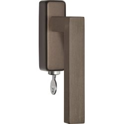 Draaikiepgarnituur BASICS BSQ1-DKLOCK-O afsluitbaar - brons