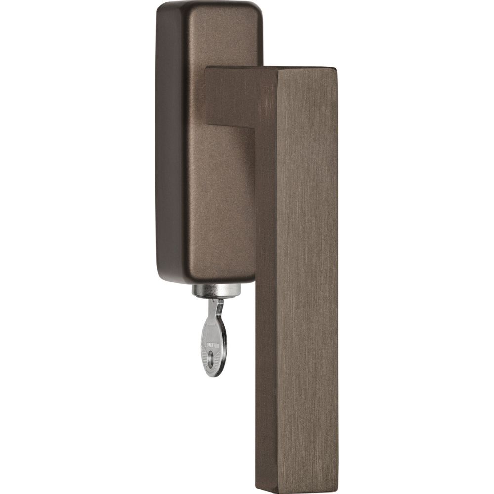 Draaikiepgarnituur BASICS BSQ1-DKLOCK-O afsluitbaar - brons