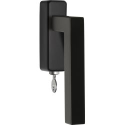 Draaikiepgarnituur BASICS BSQ1-DKLOCK-O afsluitbaar - mat zwart