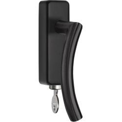 Draaikiepgarnituur BASICS LB4-DKLOCK-O afsluitbaar rechtsdraaiend - mat zwart