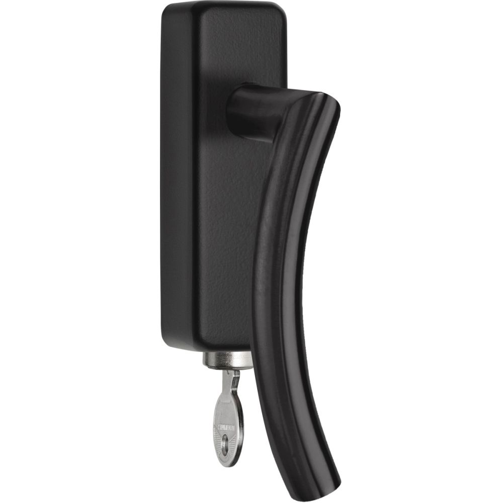 Draaikiepgarnituur BASICS LB4-DKLOCK-O afsluitbaar rechtsdraaiend - mat zwart