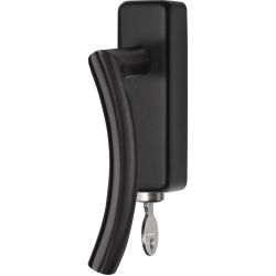 Draaikiepgarnituur BASICS LB4-DKLOCK-O afsluitbaar linksdraaiend - mat zwart