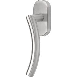 Draaikiepgarnituur BASICS LB4-DK-O niet afsluitbaar linksdraaiend - mat RVS