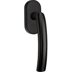 Draaikiepgarnituur BASICS LB14-DK-O niet afsluitbaar linksdraaiend - mat zwart